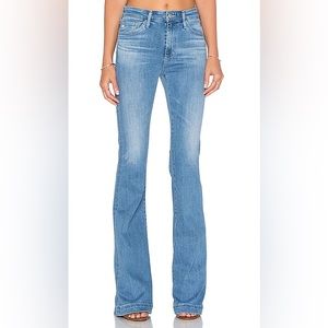 NWT AG Adriano Goldschmied Janis High-Rise Flare Jean Sz 25